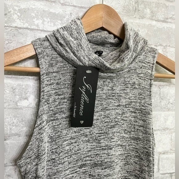 3/$30 _ INFLUENCE | NWT π·οΈ bodycon cowl neck dress mini length Small  / Mediumββ - Picture 3 of 6